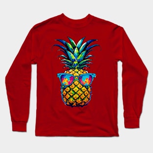 Disco pineapple Long Sleeve T-Shirt